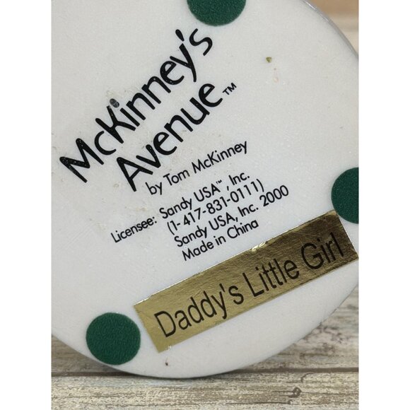 McKinney’s Avenue Daddy’s Little Girl Figurine Tom McKinney 2000 6” H - No Box - Picture 11 of 11